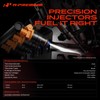 A-Premium 12 Holes Set of 4 Fuel Injectors Compatible with