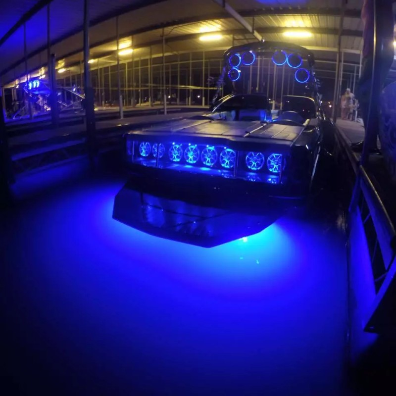 drc LED Underwater BTY Boat Drain Plug Light fishing Swimming