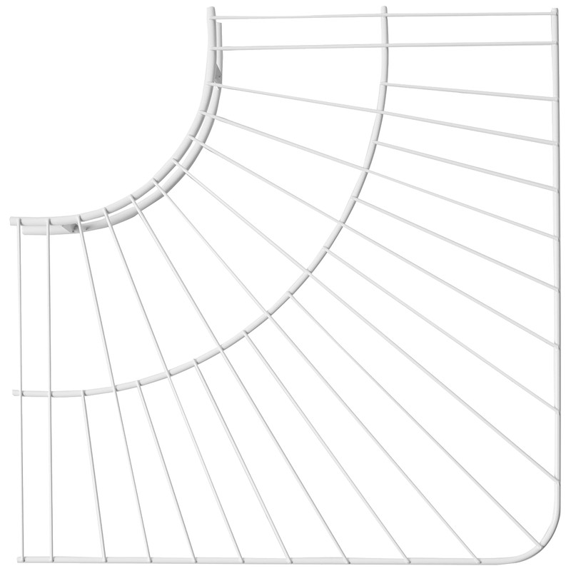 Rubbermaid Commercial Products FreeSlide Wire Shelving, 12-Inch, White, Closet Organizer