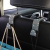 10 Pcs Bling Car Interior Accessories，Universal Car Seat Headrest Hook，Bling