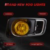 WEZEMLIGHT Driving Fog Lights Replacement For Honda Civic 1999 2000