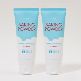 Etude 베이킹 파우더 모공 클렌징 폼 160g x 2개 폼클렌징 Baking Powder Pore Cleansing Foam 160g x 2 pcs Foam Cleanser