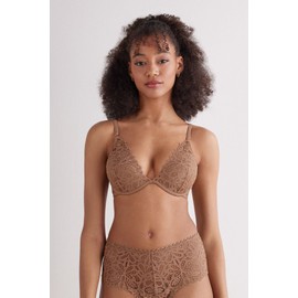 Intimissimi Woman's Italian Riviera Elena Balconette Bra in Natural, Size 36B