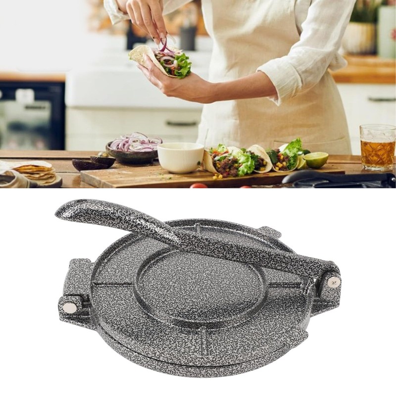 Dough Press, Cast Iron Tortilla Press, Manual Flour Tortilla Press
