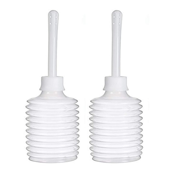 EXCEART Pack of 2 180 ml Cleaning Enema Applicators Enema Shower Applicators Portable Enema Applicators for Cleaning Applications