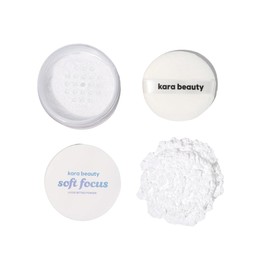 KARA BEAUTY Soft Focus Loose Setting Powder - Lightweight Face Powder for Makeup, Oil Control Setting Powder with Puff, Pressed & Loose Powder Makeup, Blush & Bronzer Finish (Translucent White)