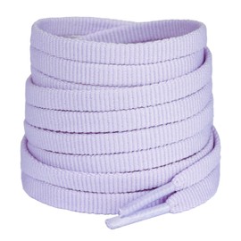 Olukssck 2 Pairs 6 mm Wide Flat Trainers Shoelaces, Premium Replacement Shoe Laces for Sports Shoes, Trainers and Casual Shoes