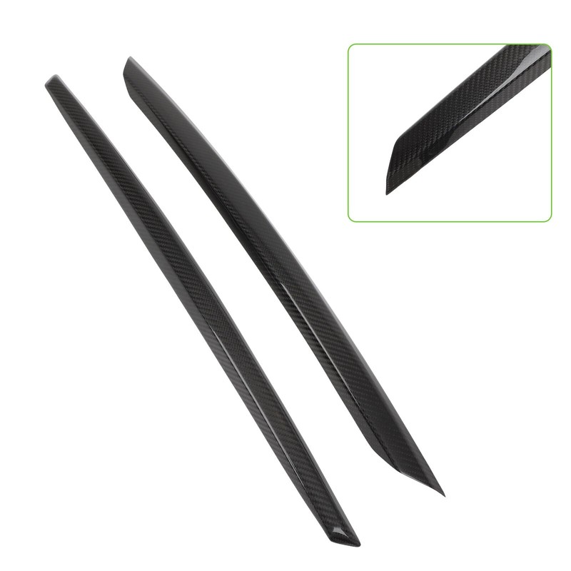 SCITOO Glossy Black Rear Trunk Plate Trim Cover Overlay Fits