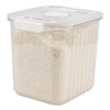Tstorage 22 Lbs Transparent Airtight Rice Container with Measuring Cup,