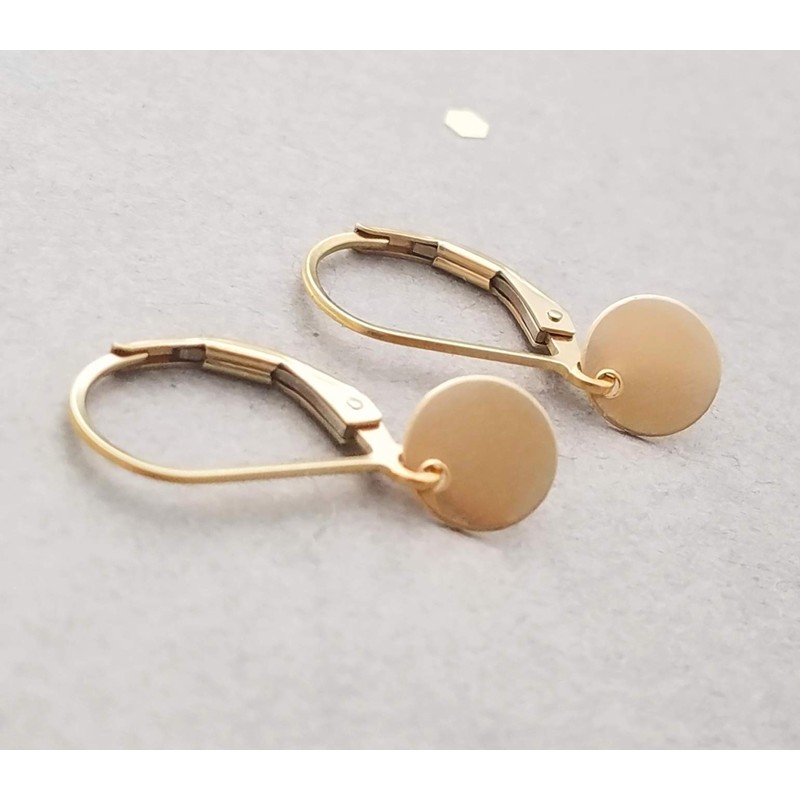 Tiny 14k Yellow Gold Filled Earrings
