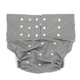 Adult Washable Nappy, Reusable Nappy Pants Against Incontinence for Adults, Dual Opening Pocket, Adjustable, Leak-Free, for Elderly People and Beh