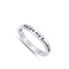You are my Sunshine Stackable Script Ring .925 Sterling Silver