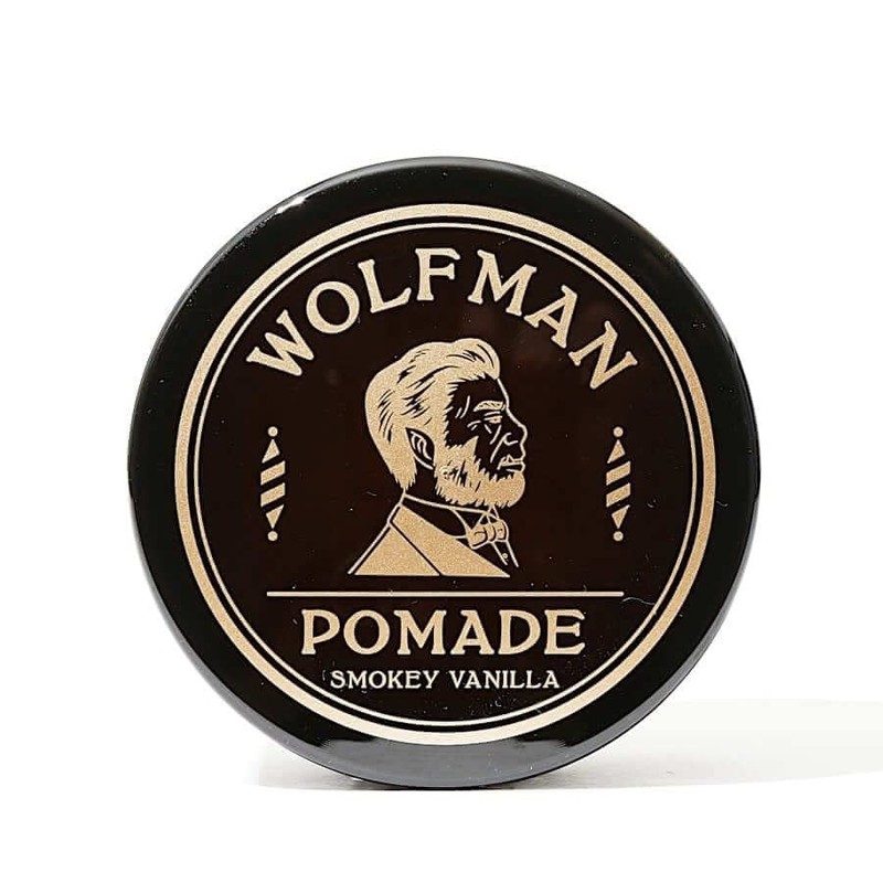 Gladhand Wolfman Barber Water-Based Pomade Smoky Vanilla Scent, 4.2 oz
