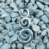 Triple Spiral Pendant, Represents New Beginnings and Harmonious Growth, Surf