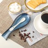 Hasense Ceramic Spoon Rest for Stove Top, Porcelain Spoon Holder