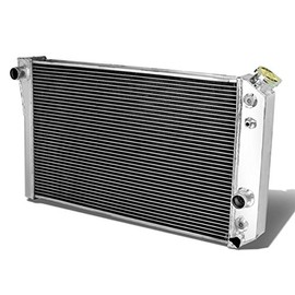 DNA Motoring RA-S10V882-3 3-Row Full Aluminum Radiator Compatible with 84-90 Corvette 5.7L V8 / 94-90 S10 with SBC V8 Conversion