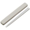 Skater Chopsticks and Case Set for Adults, Antibacterial, 7.1 in