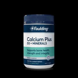 Faulding Buy Faulding Remedies Calcium Plus D3 + Minerals 100 Tablets Online
