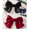 Samcos Bowknot Hair Ornament, Ribbon, Hair Accessory, Set of 2,
