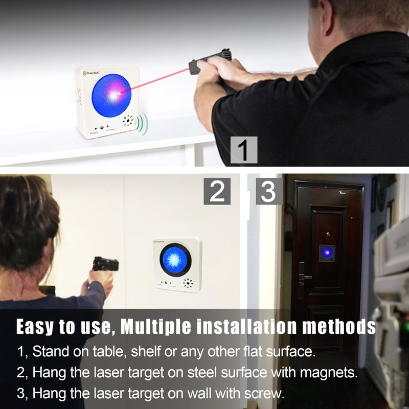 StrongTools 2nd Generation Dry Fire Laser Target Portable Trainer Target