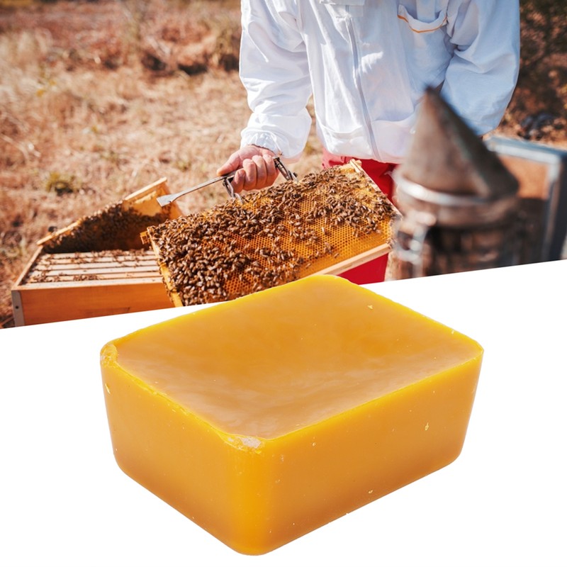 Natural Beeswax Yellow Beeswax for Waxing Polishing Furniture Beekeeping Supplies