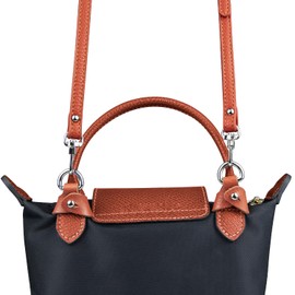 Shoulder Strap for Longchamp Le Pliage Original Mini Bag, Shoulder Strap Bag Straps Crossbody Strap for Long Champ Long Handle Bags (Width: 9 mm, Colour: Orange)
