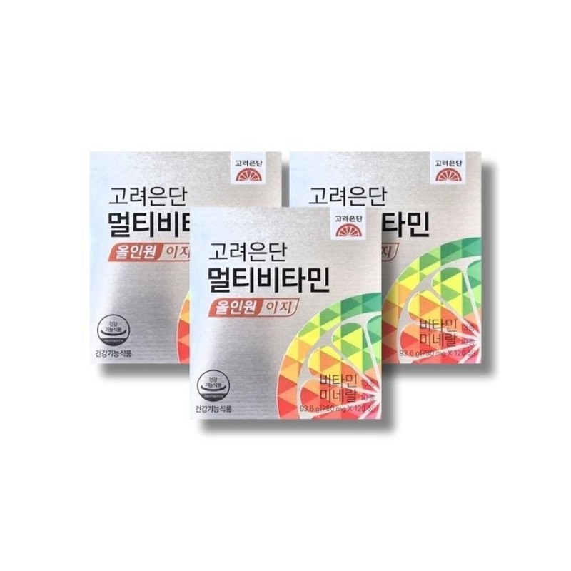 Goryeo Eundan Korea Eundan Multivitamin All-in-One Easy 780mg 120 tablets