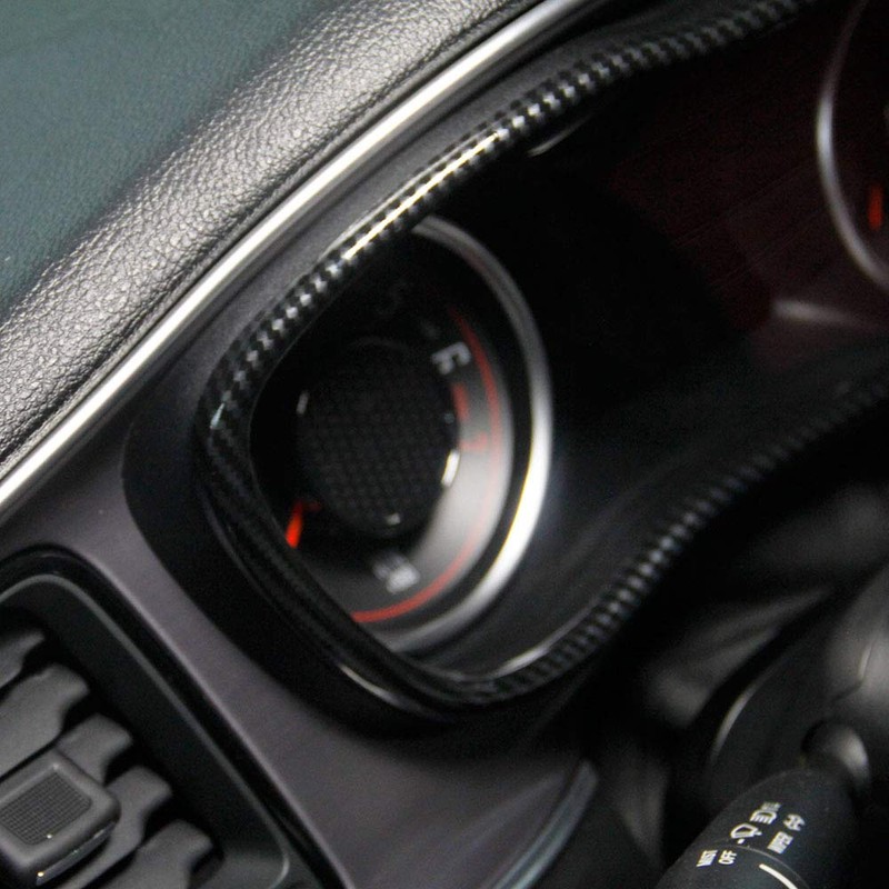 jstotrim Carbon Fiber Dash Trim Dashboard Panel Cover Frame for
