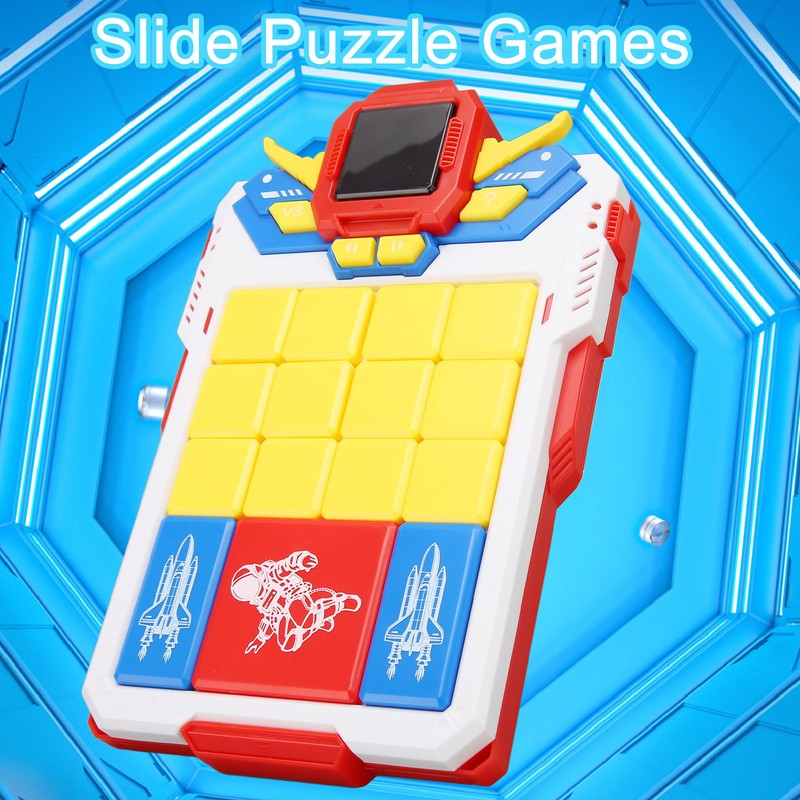 Slide Puzzle Games Magnetic Logical Thinking Entertaining Handheld Games Console