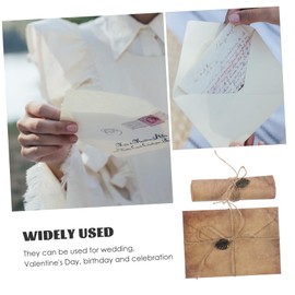 GANAZONO Stationery Envelopes 5 Pack Simple Business Envelopes Wedding Cards Greeting Cards