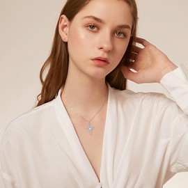 ONEFINITY Witches Knot Necklace 925 Sterling Silver Nudo De Brujas Amuleto De Proteccion Jewelry for Women