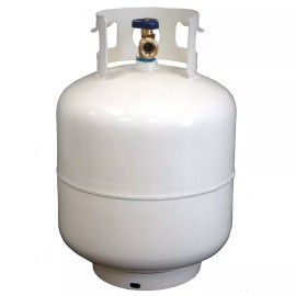 Unbranded Reconditioned  20 lb. Steel Propane LPG Cylinder with OPD Valve DOT/TC Approved