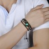 Feilok Elegant 12 Constellation Unisex Adjustable Bracelets Alloy Leather Beads