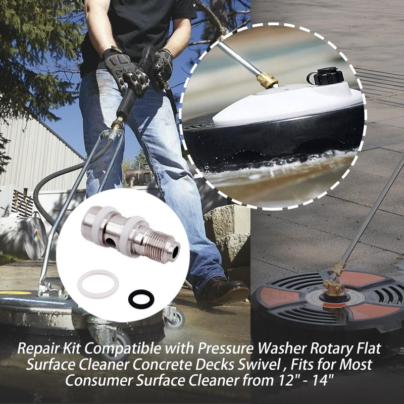 XTPTFABS Repair Kits Compatible with Pressure Washer Rotary Flat Surface