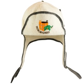 Sauna Hat – Model Floppy Hat – 100% Cotton – Sauna Hat Made of Felt for Men and Women