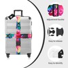 ZOUIQSS Pack of 2 Adjustable Suitcase Strap, Suitcase Strap, Durable