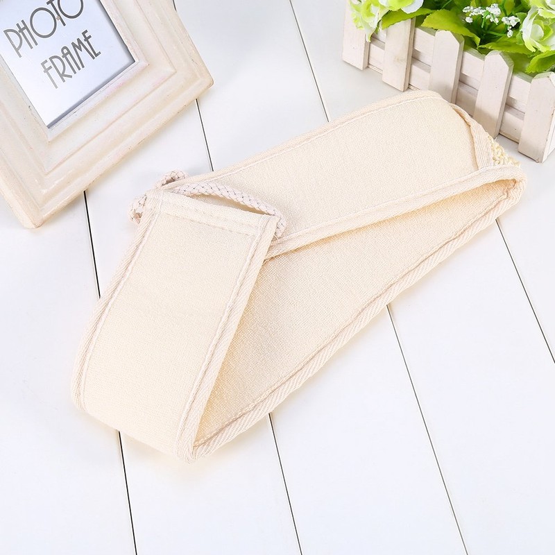 Bath Wash Strap, Exfoliating Loofah Back Exfoliating Sponge for Shower