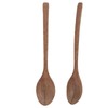 5Pcs Wooden Spoons Burr Free Sturdy Durable Light Heat Resistant