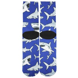 Benefeet Sox Crazy Socks for Men Funny Socks for Boys Teens Unisex 3D Print Shark Socks Novelty Fish Theme Patterned Designer Socks for Kids Athletic Tube Socks Christmas