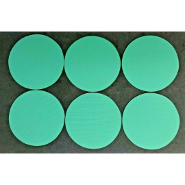 Red Wolf AB - O'doul's Beer 6 Piece 3" Rubber Vehicle Coaster Set Red Reusable & Washable