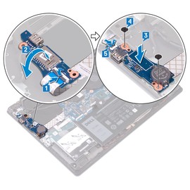 Deal4GO USB SD Card Reader I/O CMOS Circuit Board J5NYF 0J5NYF LS-F612P Replacement for Dell G3 3579 3779