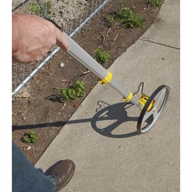 BOSCH Rolatape RT312 12.5-Inch Aluminum Measuring Wheel - Lightweight, Durable Design, Ideal for Landscaping & Construction, Yellow