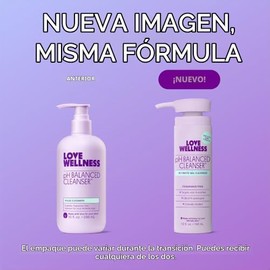 Love Wellness- LIMPIADOR EQUILIBRADOR DE PH Este lavado femenino limpia suavemente la vulva (los genitales externos) sin alterar la flora natural ni  