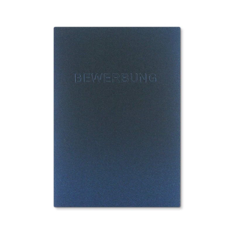 2 x 3-Piece Application Folders Metallic Night Blue with 2