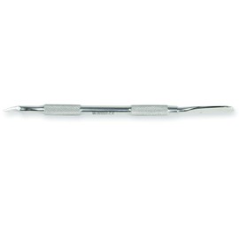 Gima - Nail Chisel, Cuticle Pusher, Double Head, 2 Different Use, Non-Slip Grip, Made of Stainless Steel, Lenght 14.5 cm