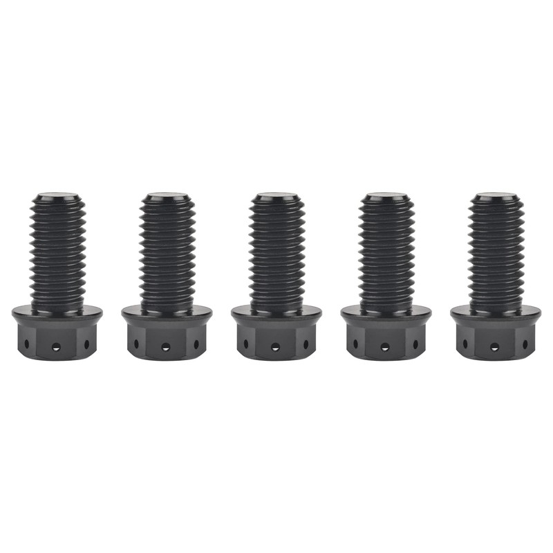 5pcs Titanium Bolts M8x 15 20 25 30 35 40