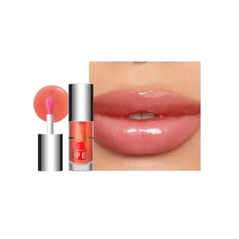 Aceite labial nutritivo, líquido de bálsamo labial hidratante profundo, brillo labial de alto brillo no pegajoso, tinte labial hidratante para labios 