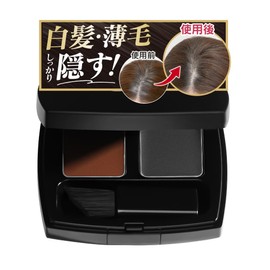 Puani Hair Foundation, Hair Chalk, Black, Brown, Unisex, Mixed Color Adjustment, Conceals Gray Hair, Volume, Conceals Thin Hair, Conceals Balds, Powder, Hair Color, Hairline