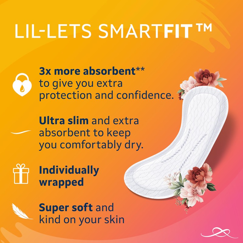 Lil-Lets Extra Protection Pantyliners X 90 (3 Packs x 30