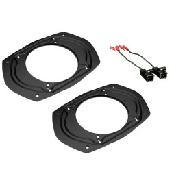 Xscorpion 2pcs FORD 6x9 5x7 6x8 to 5.25" 6.5" Car Speaker Adapter Plate With Wire Harness